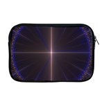 Color Fractal Symmetric Blue Circle Apple MacBook Pro 17  Zipper Case Front