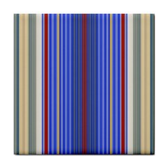 Colorful Stripes Background Tile Coasters by Amaryn4rt