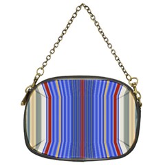 Colorful Stripes Background Chain Purses (one Side)  by Amaryn4rt