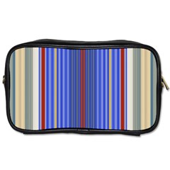 Colorful Stripes Background Toiletries Bags by Amaryn4rt