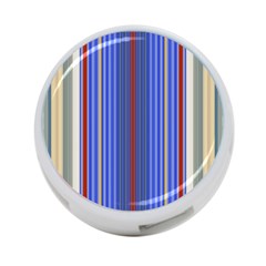 Colorful Stripes Background 4-port Usb Hub (two Sides)  by Amaryn4rt