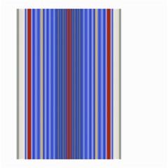 Colorful Stripes Background Small Garden Flag (two Sides) by Amaryn4rt