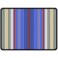 Colorful Stripes Background Double Sided Fleece Blanket (large)  by Amaryn4rt