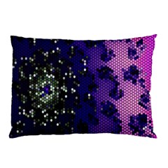 Blue Digital Fractal Pillow Case (two Sides) by Amaryn4rt