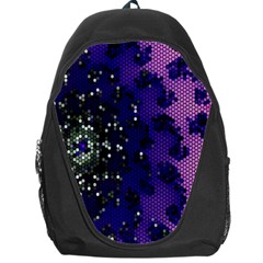 Blue Digital Fractal Backpack Bag by Amaryn4rt