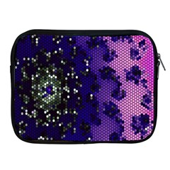 Blue Digital Fractal Apple Ipad 2/3/4 Zipper Cases by Amaryn4rt