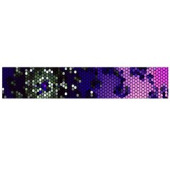 Blue Digital Fractal Flano Scarf (large) by Amaryn4rt