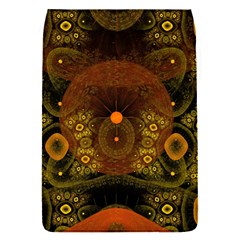 Fractal Yellow Design On Black Flap Covers (s)  by Amaryn4rt