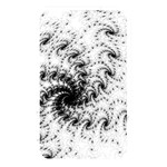 Fractal Black Spiral On White Memory Card Reader Front