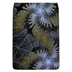 Fractal Wallpaper With Blue Flowers Flap Covers (l)  by Amaryn4rt