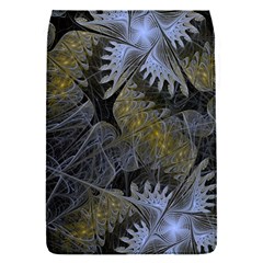 Fractal Wallpaper With Blue Flowers Flap Covers (s)  by Amaryn4rt