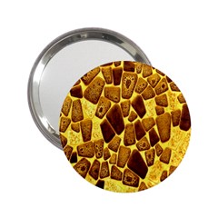 Yellow Cast Background 2 25  Handbag Mirrors by Amaryn4rt