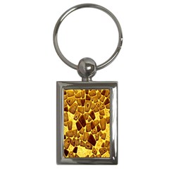 Yellow Cast Background Key Chains (rectangle)  by Amaryn4rt