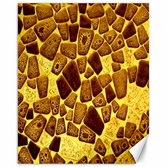 Yellow Cast Background Canvas 16  X 20   by Amaryn4rt