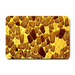 Yellow Cast Background Small Doormat  by Amaryn4rt