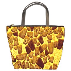 Yellow Cast Background Bucket Bags by Amaryn4rt