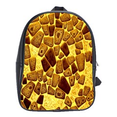 Yellow Cast Background School Bags(large)  by Amaryn4rt