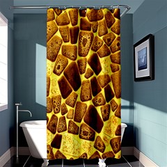 Yellow Cast Background Shower Curtain 36  X 72  (stall)  by Amaryn4rt