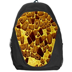 Yellow Cast Background Backpack Bag by Amaryn4rt