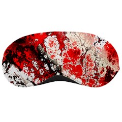 Red Fractal Art Sleeping Masks by Amaryn4rt