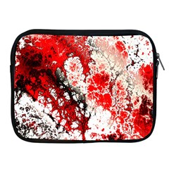 Red Fractal Art Apple Ipad 2/3/4 Zipper Cases by Amaryn4rt