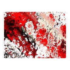 Red Fractal Art Double Sided Flano Blanket (mini)  by Amaryn4rt