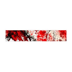 Red Fractal Art Flano Scarf (mini) by Amaryn4rt