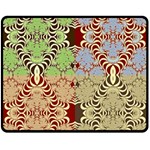 Multicolor Fractal Background Fleece Blanket (Medium)  60 x50  Blanket Front