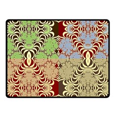 Multicolor Fractal Background Fleece Blanket (small) by Amaryn4rt