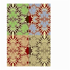 Multicolor Fractal Background Small Garden Flag (two Sides) by Amaryn4rt