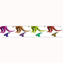 Multicolor Dinosaur Background Small Bar Mats by Amaryn4rt