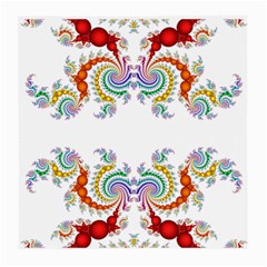 Fractal Kaleidoscope Of A Dragon Head Medium Glasses Cloth by Amaryn4rt