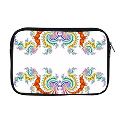 Fractal Kaleidoscope Of A Dragon Head Apple Macbook Pro 17  Zipper Case