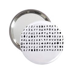 Zodiac Killer  2 25  Handbag Mirrors by Valentinaart