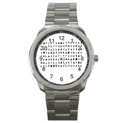 Zodiac Killer  Sport Metal Watch by Valentinaart