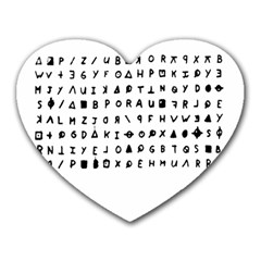 Zodiac Killer  Heart Mousepads by Valentinaart