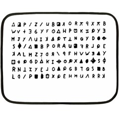 Zodiac Killer  Fleece Blanket (mini) by Valentinaart