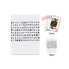 Zodiac Killer  Playing Cards (mini)  by Valentinaart