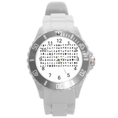 Zodiac Killer  Round Plastic Sport Watch (l) by Valentinaart