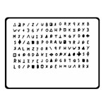 Zodiac killer  Double Sided Fleece Blanket (Small)  45 x34  Blanket Back