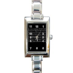 Zodiac Killer  Rectangle Italian Charm Watch by Valentinaart