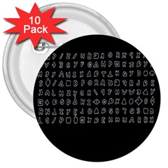 Zodiac Killer  3  Buttons (10 Pack)  by Valentinaart