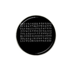 Zodiac Killer  Hat Clip Ball Marker (4 Pack) by Valentinaart