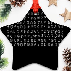 Zodiac Killer  Star Ornament (two Sides) by Valentinaart