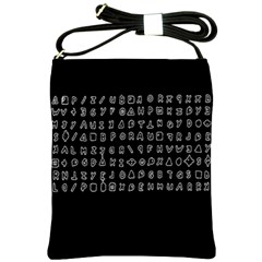 Zodiac Killer  Shoulder Sling Bags by Valentinaart