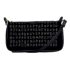 Zodiac Killer  Shoulder Clutch Bags by Valentinaart