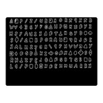 Zodiac killer  Double Sided Flano Blanket (Mini)  35 x27  Blanket Front