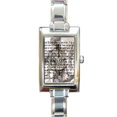 Zodiac Killer  Rectangle Italian Charm Watch by Valentinaart