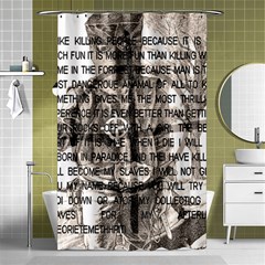 Zodiac Killer  Shower Curtain 48  X 72  (small)  by Valentinaart