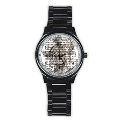 Zodiac Killer  Stainless Steel Round Watch by Valentinaart